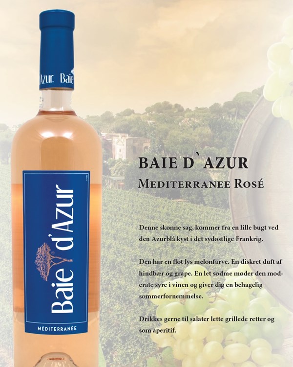 45180 Baie D'azur Mediterranee Rosé
