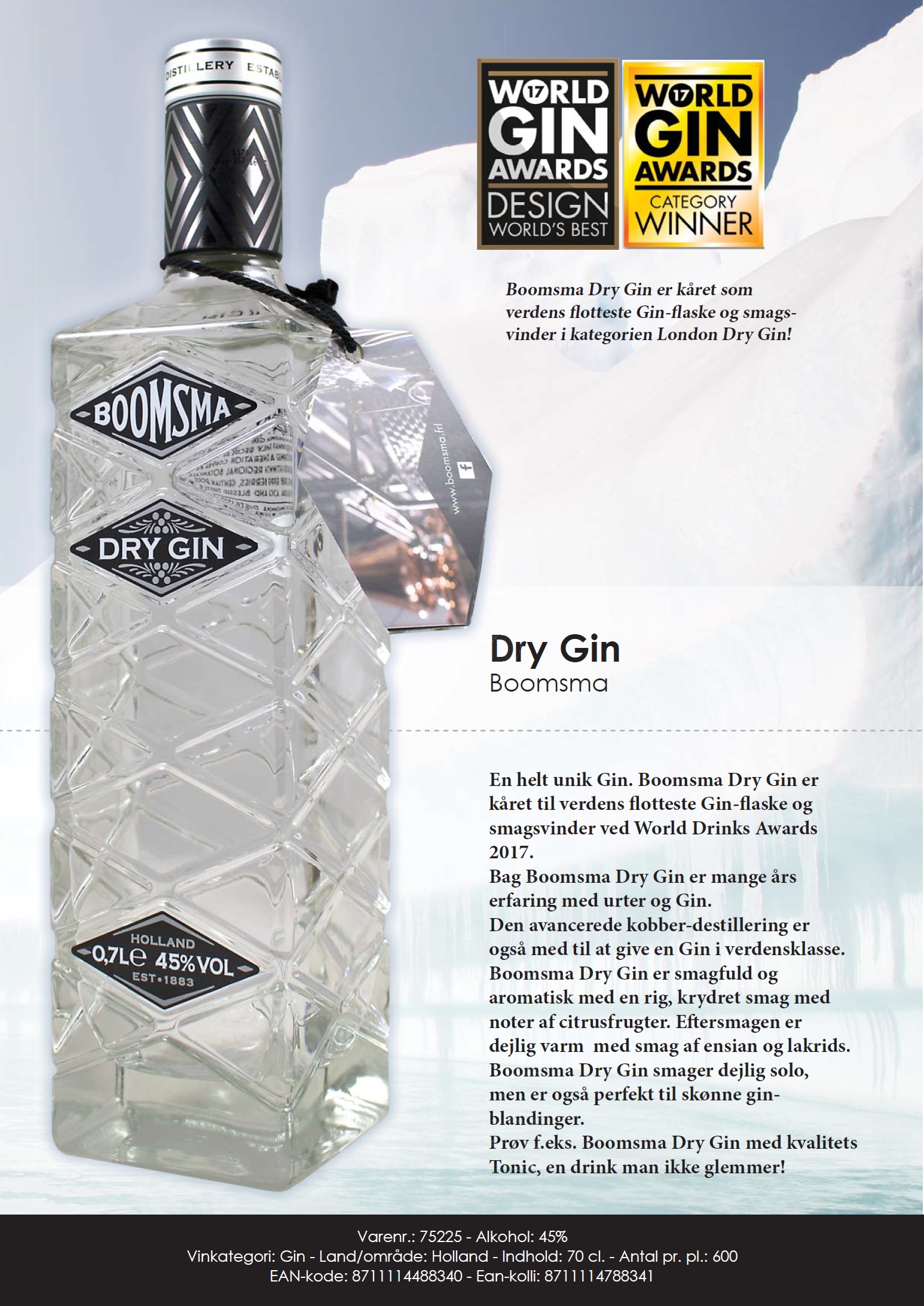 Dry Gin Boomsma