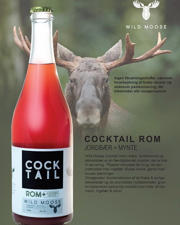 75543 Cocktail Rom Jordbaer Mynte Wild Moose