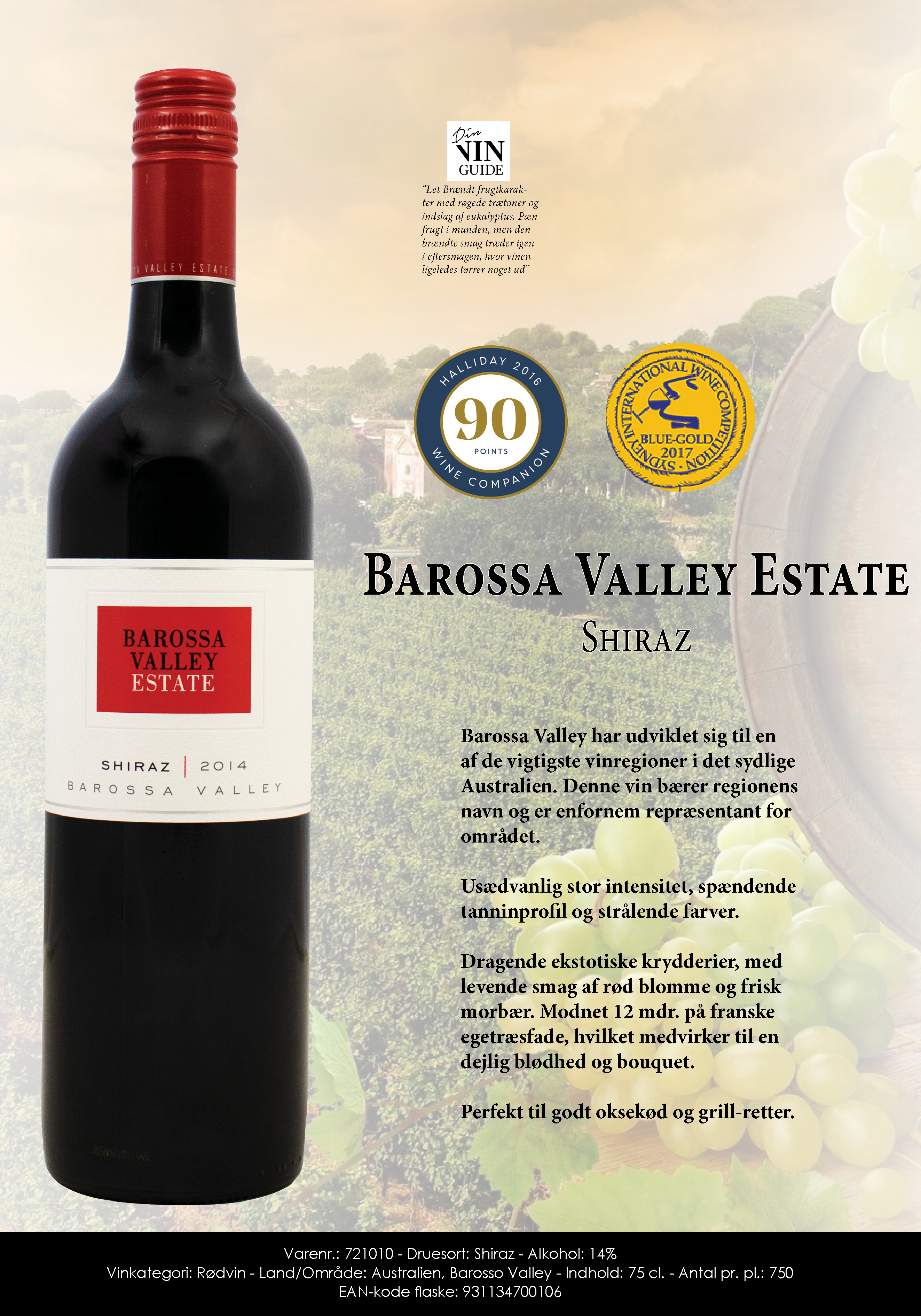 307 Barosso Valley Shiraz