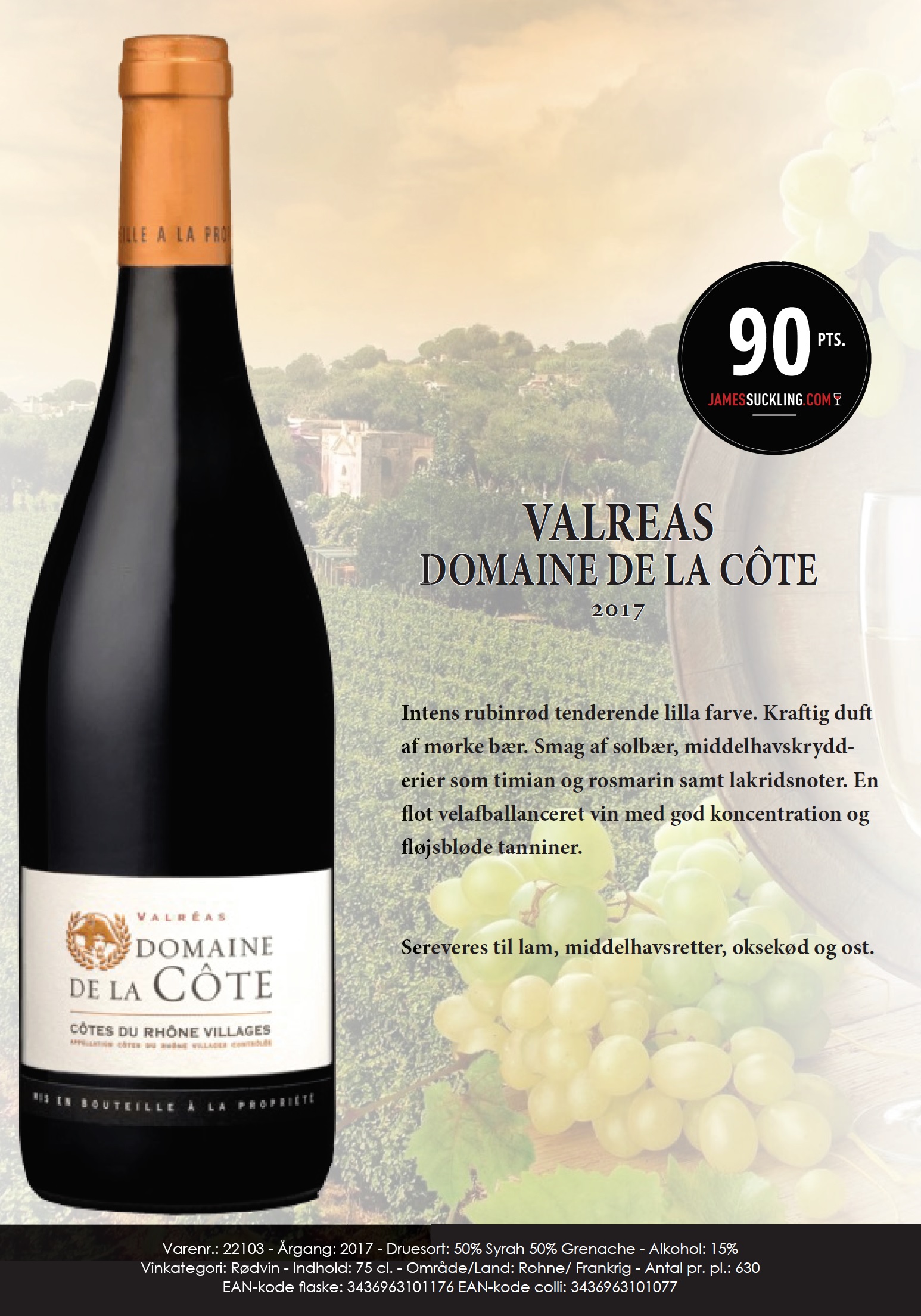 337 Valreas Domaine De La Cote