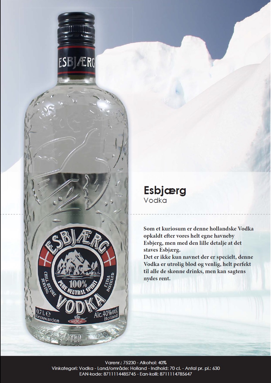 75230 Esbjærg Vodka