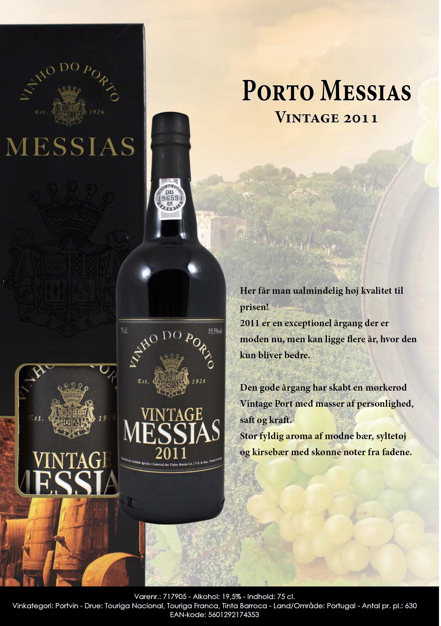 802 Porto Messias Vintage 2011