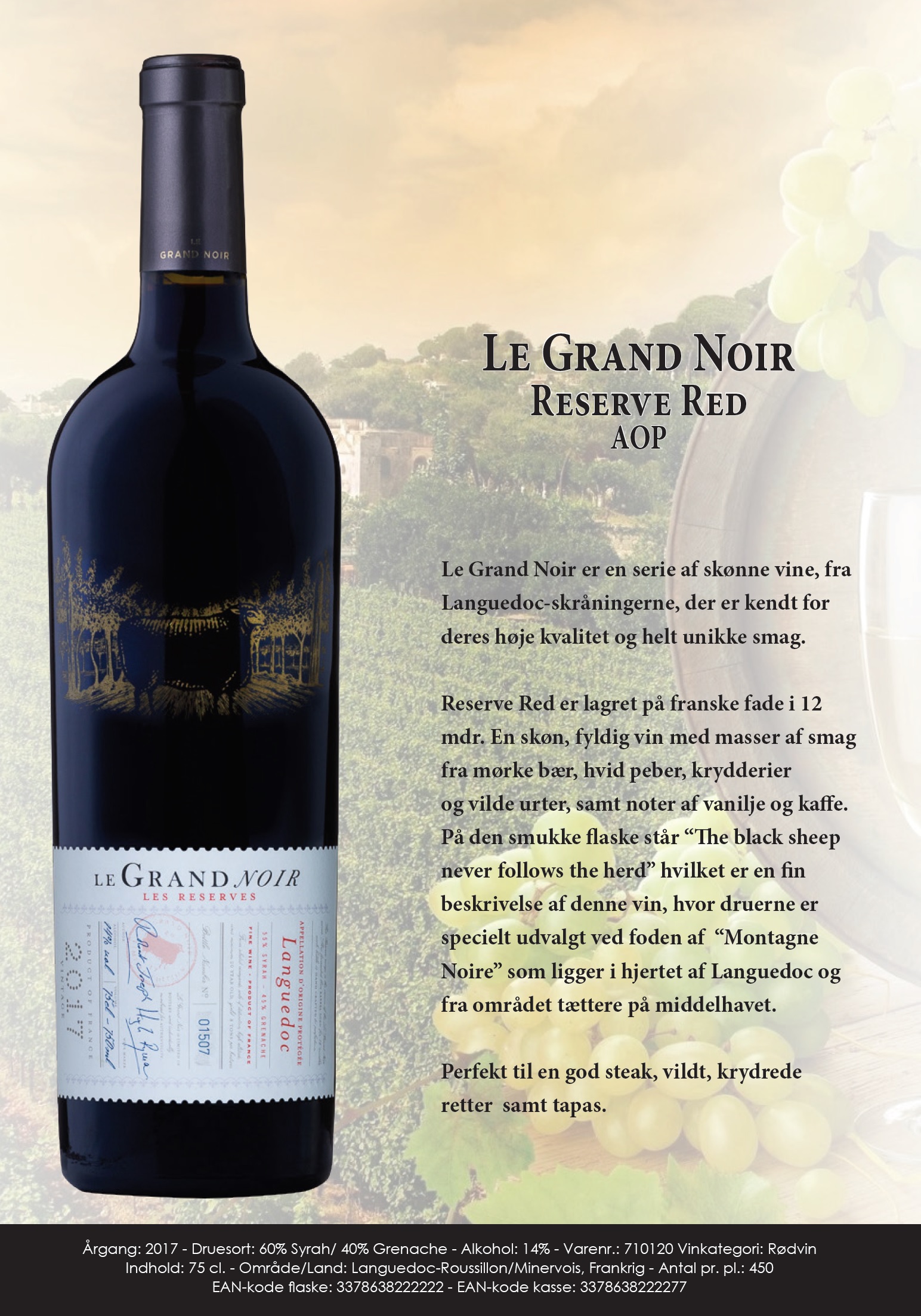 343 Le Grand Noir Reserve Red
