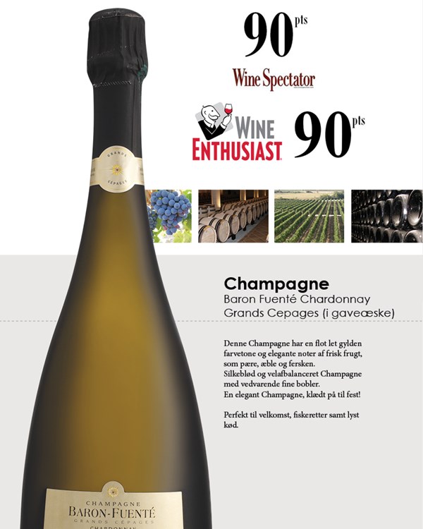 43863 Champagne Baron Fuenté Chardonnay Grands Cepages