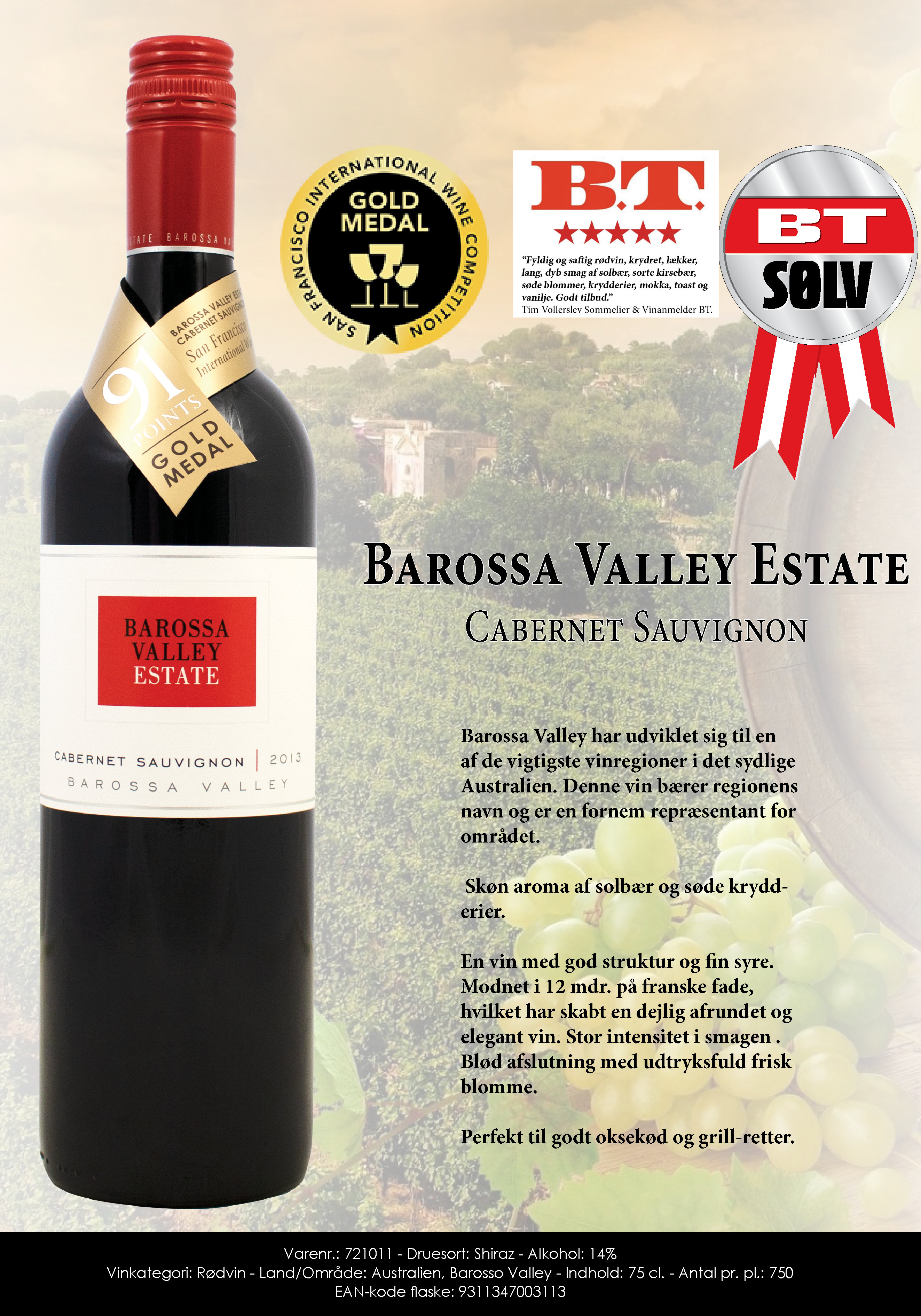 308 Barosso Valley Cabernet Sauvignon