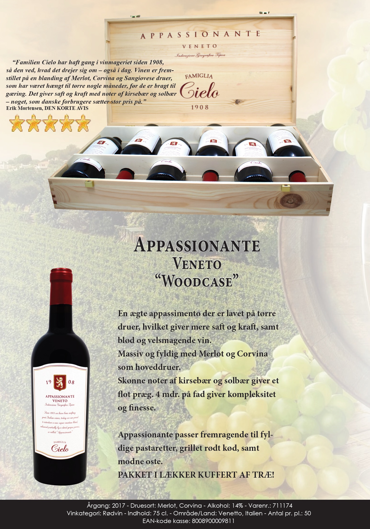 Appassionante Veneto "Woodcase"