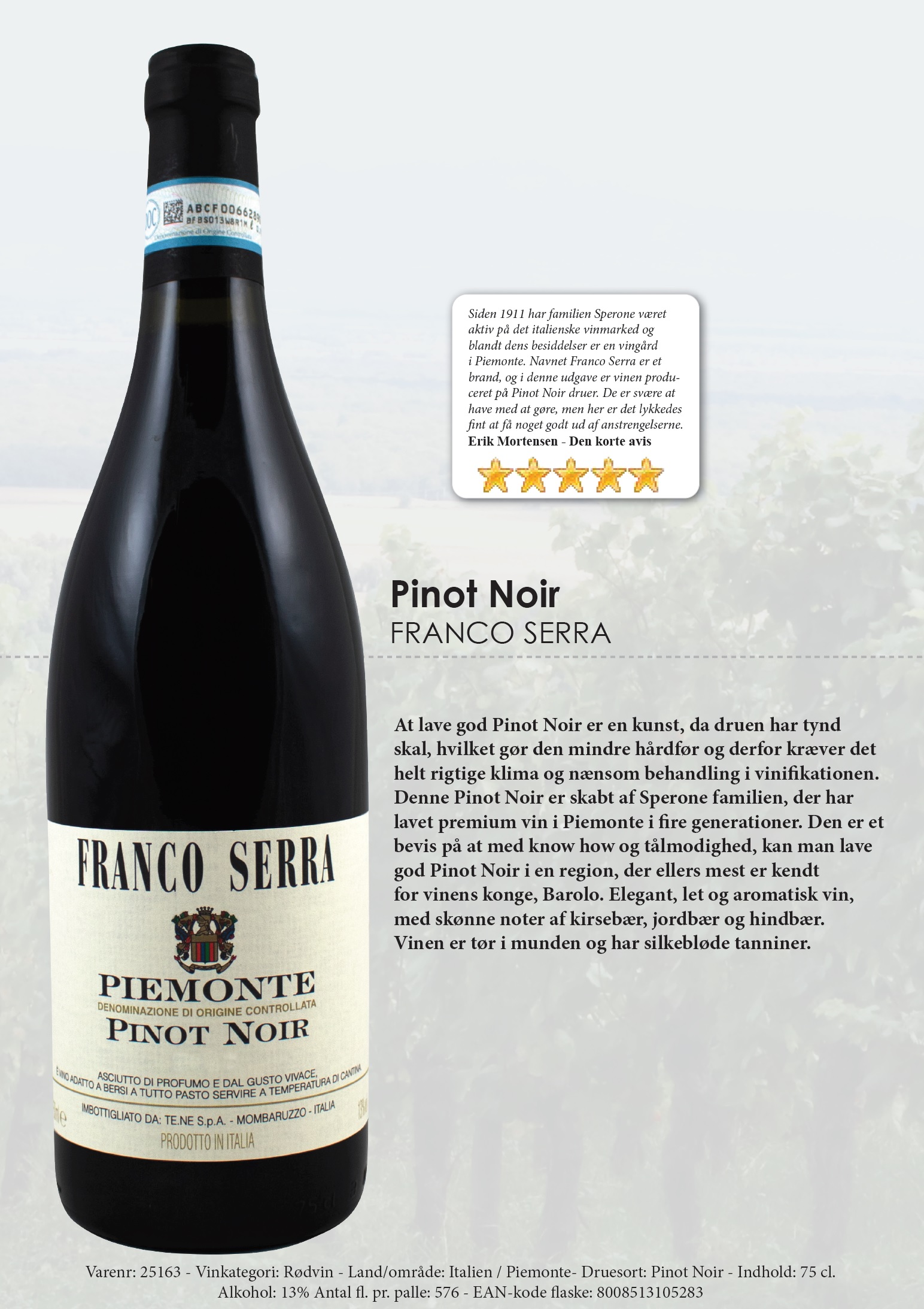 347 25163 Pinotnoir Franco Serra Nyt Design